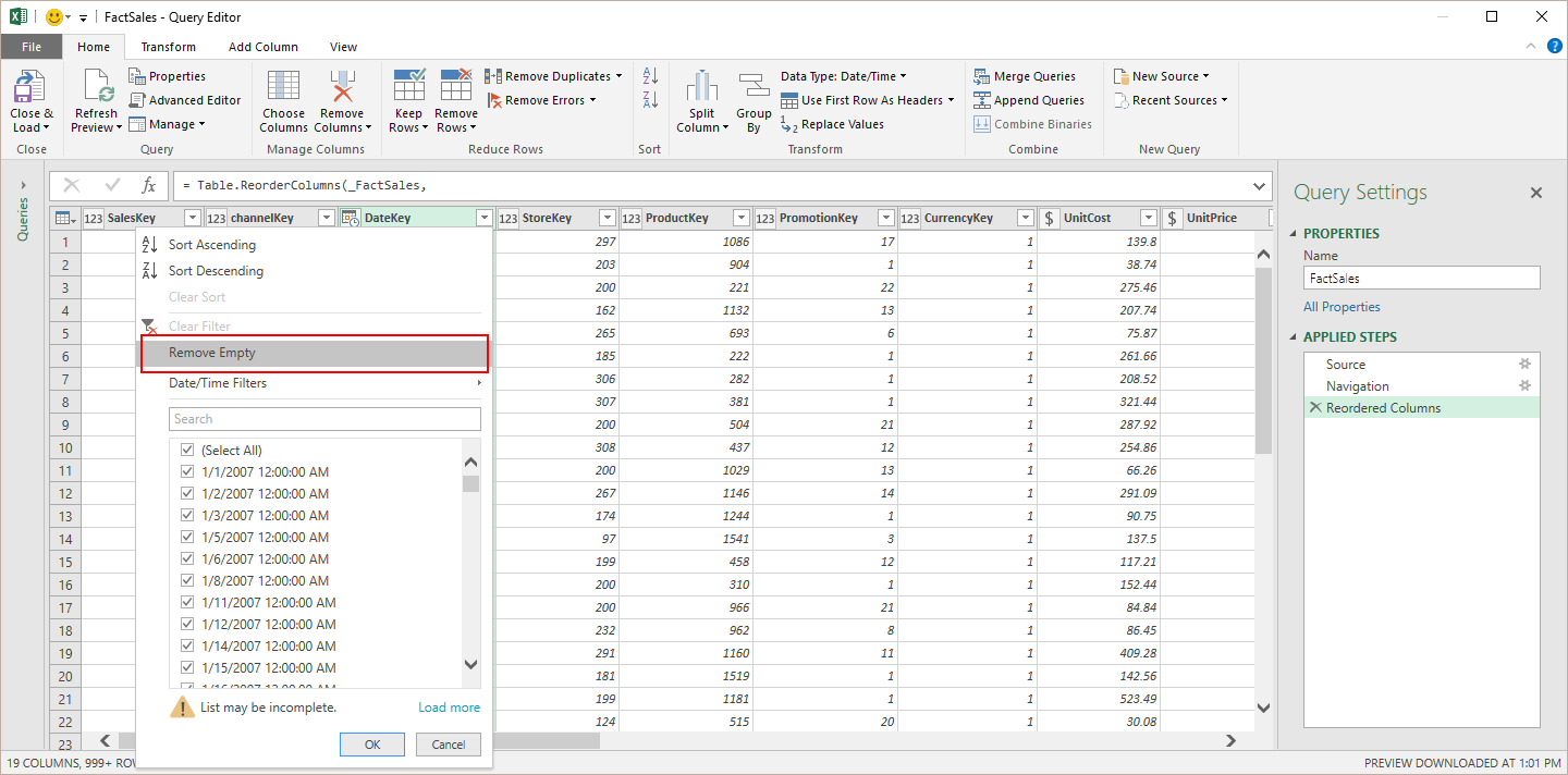 power query for mac excel 2016